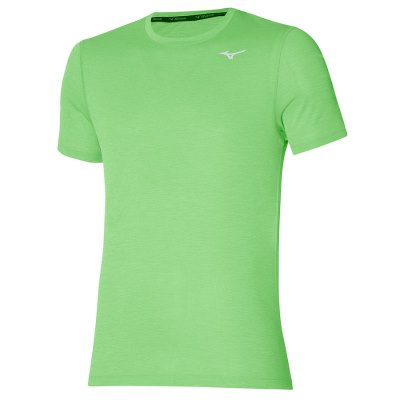 Camisa Mizuno Impulse Core Tee Hombre - Verdes Claro - Chile M465AUCQTK
